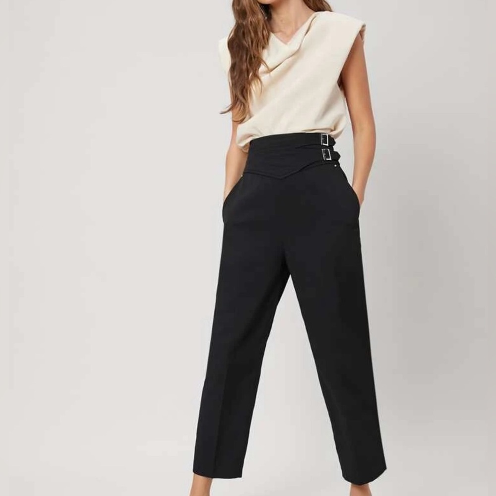 Black pant set